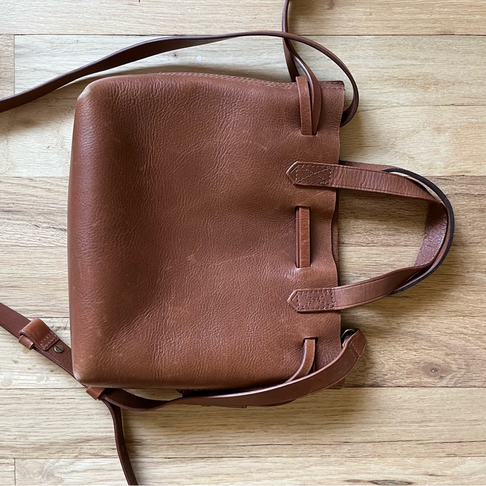 Mini Madewell transport drawstring bag in EUC